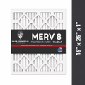 Valor Commercial Essentials MERV 8 pleated air filter, 16 x 25 x 1