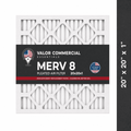 Valor Commercial Essentials MERV 8 pleated air filter, 20 x 20 x 1