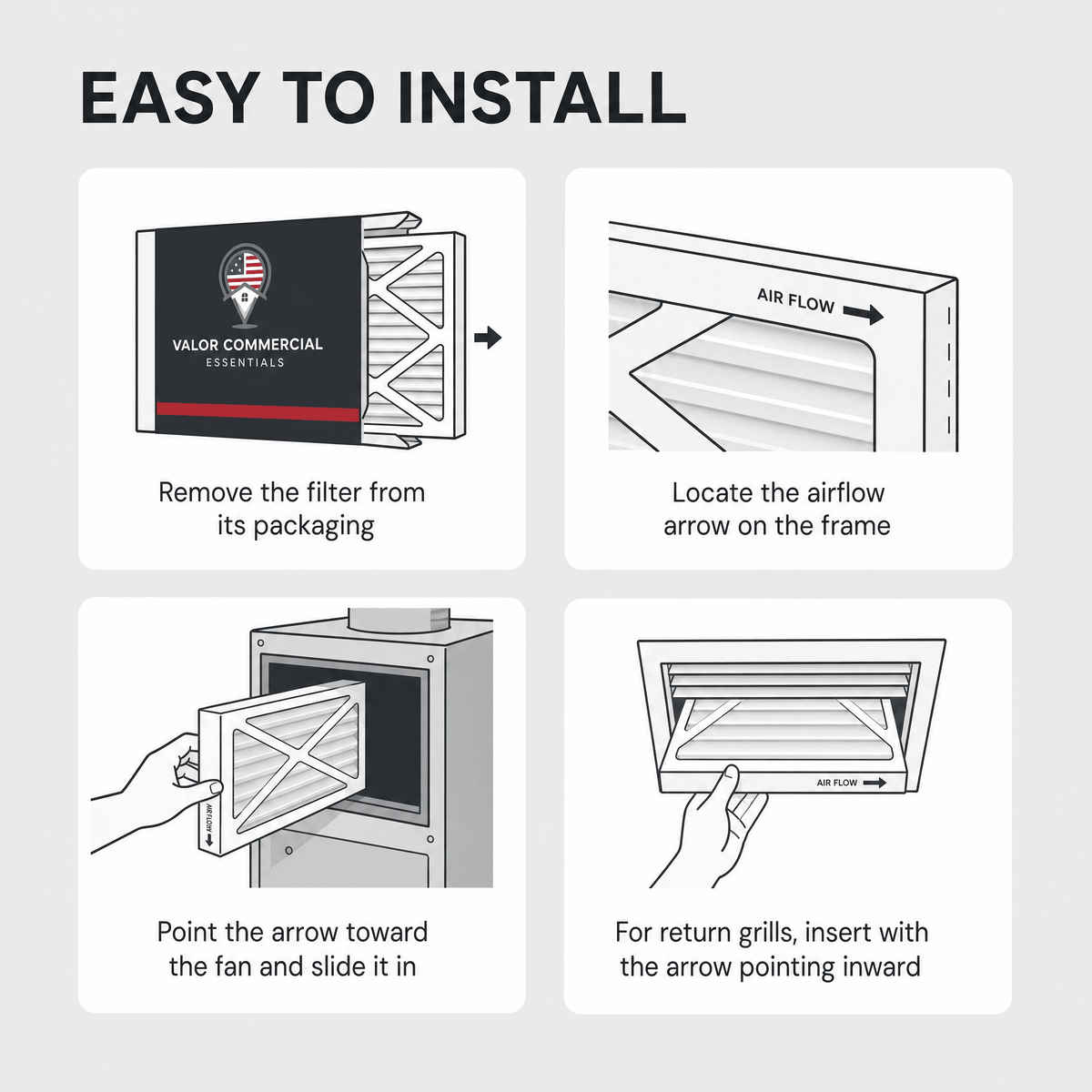 Easy to install: steps for replacing the air filter