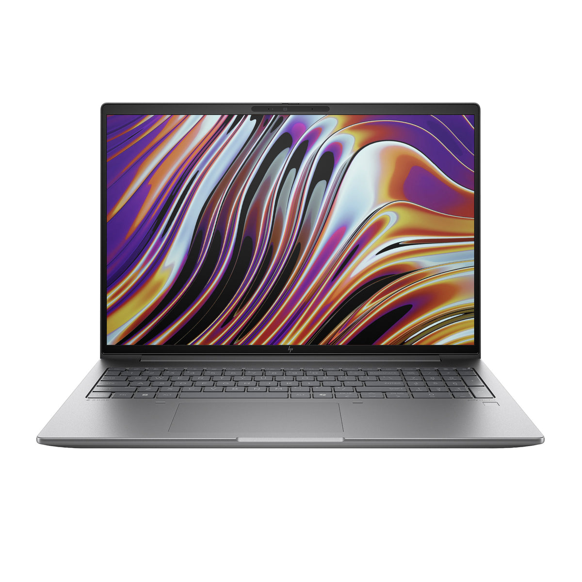 HP ZBook Power G11 16-inch mobile workstation, front view, screen open