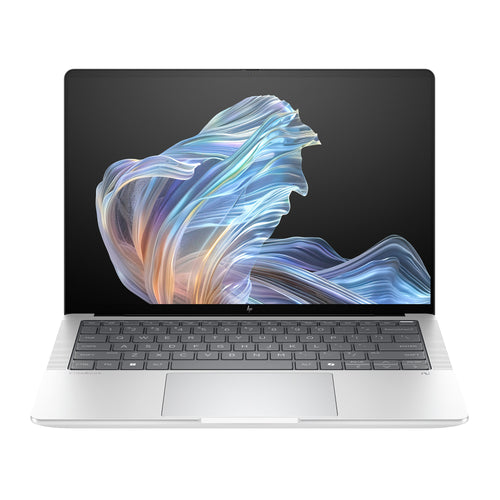 HP EliteBook X G1a 14-inch AI laptop, Glacier Silver, front open
